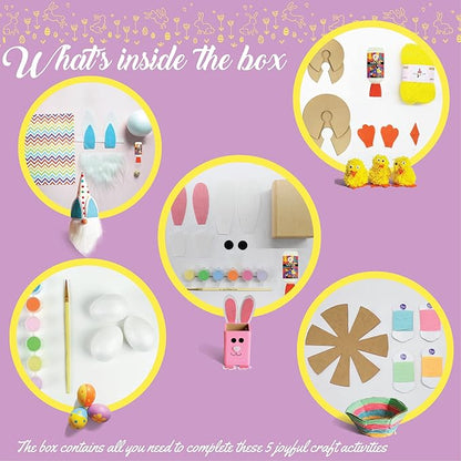 Kalakaram Easter Joy Craft Activity Kit for Kids | Celebrate and Craft Your Own Easter Day |  Activity Kit for Children