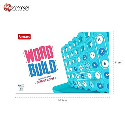 Funskool Games Word Build 2 Player Word Building Game Grid and Tray Strategy Game