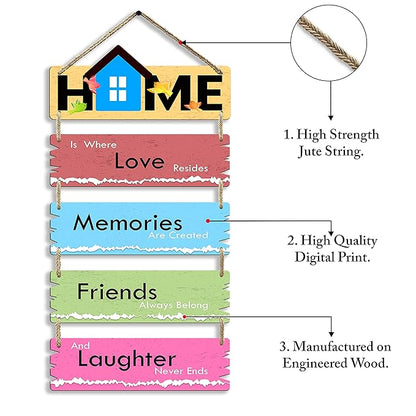 Sehaz Artworks Wooden Wall Hangings for Home Decoration Home Decor Items for Living Room - 5-0004