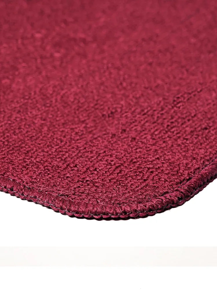 Saral Home Easy Living Home Maroon Polypropylene Anti Skid Runner