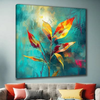 Livin'luxe Paintings Flower Modern Art Canvas Home Decor Wall Paintings With Frame Painting CR-282