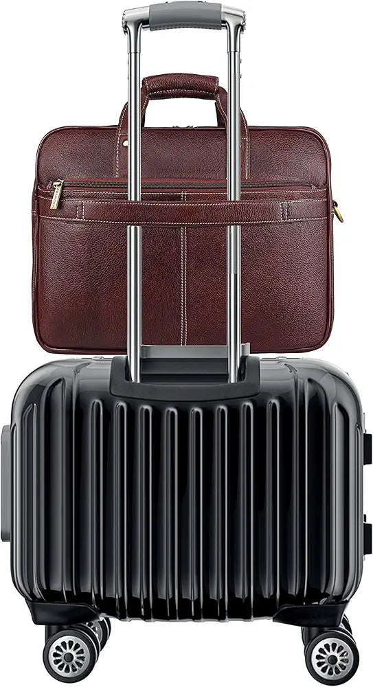 WildHorn Leather 15.5 inch Laptop Messenger Bag for Men