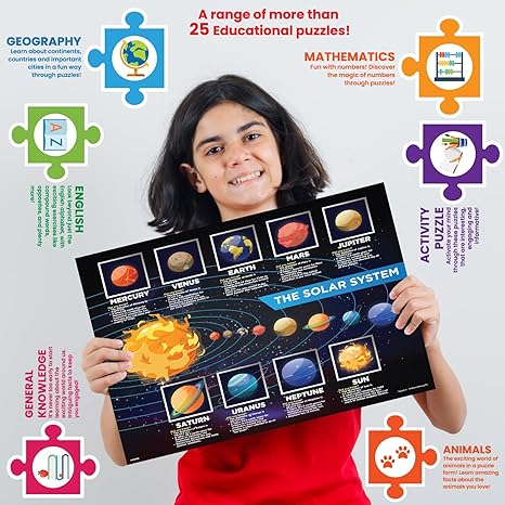 Funskool Play & Learn Play & Learn-Solar System Educational 104 Pieces Puzzle
