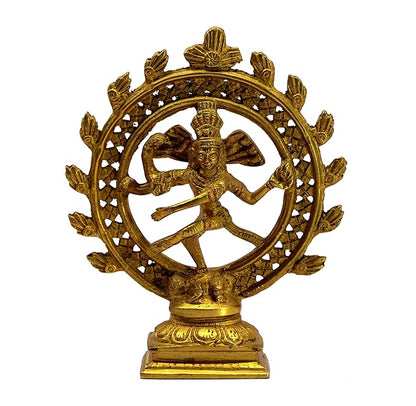 StonKraft 6" Brass Natraj Statue Idol Sculpture Shiva Nataraj The of Dance Natrajan