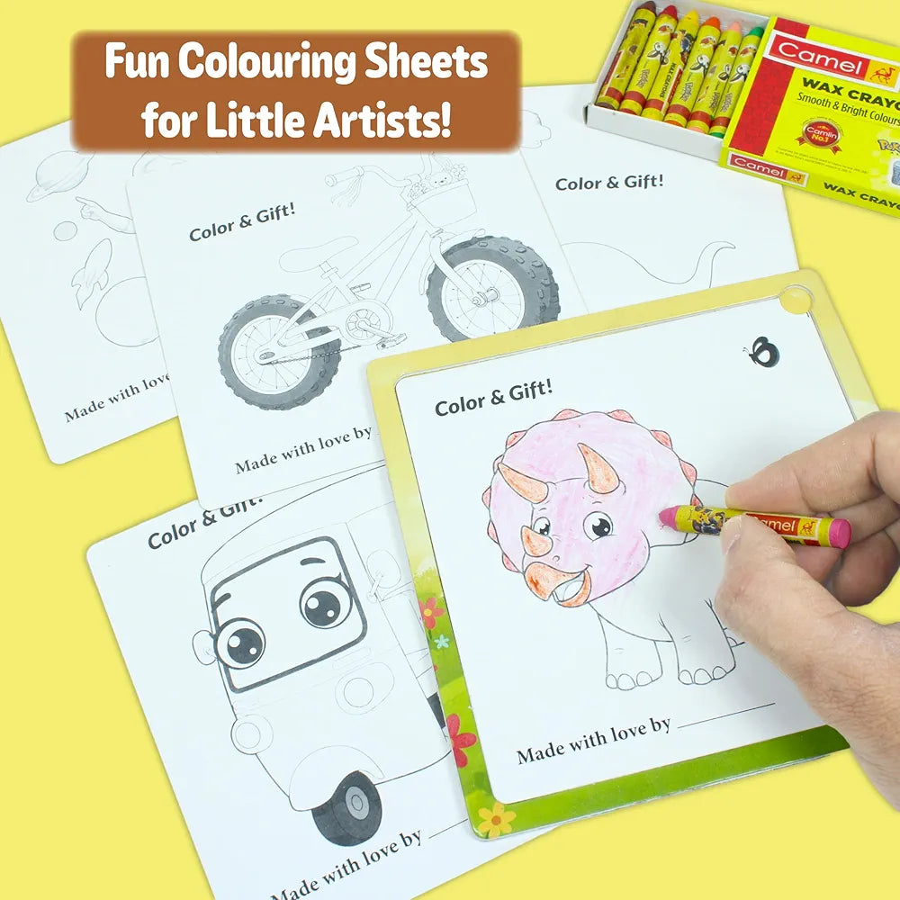 Butterfly EduFields 4-in-1 Dinosaur Jigsaw Puzzle Set for Kids | 38 Pcs Brain Boosting Puzzle Toy for Boys & Girls Age 3 4 5 6 7 | Preschool Learning with Coloring Sheets | Dino Gift for Kids