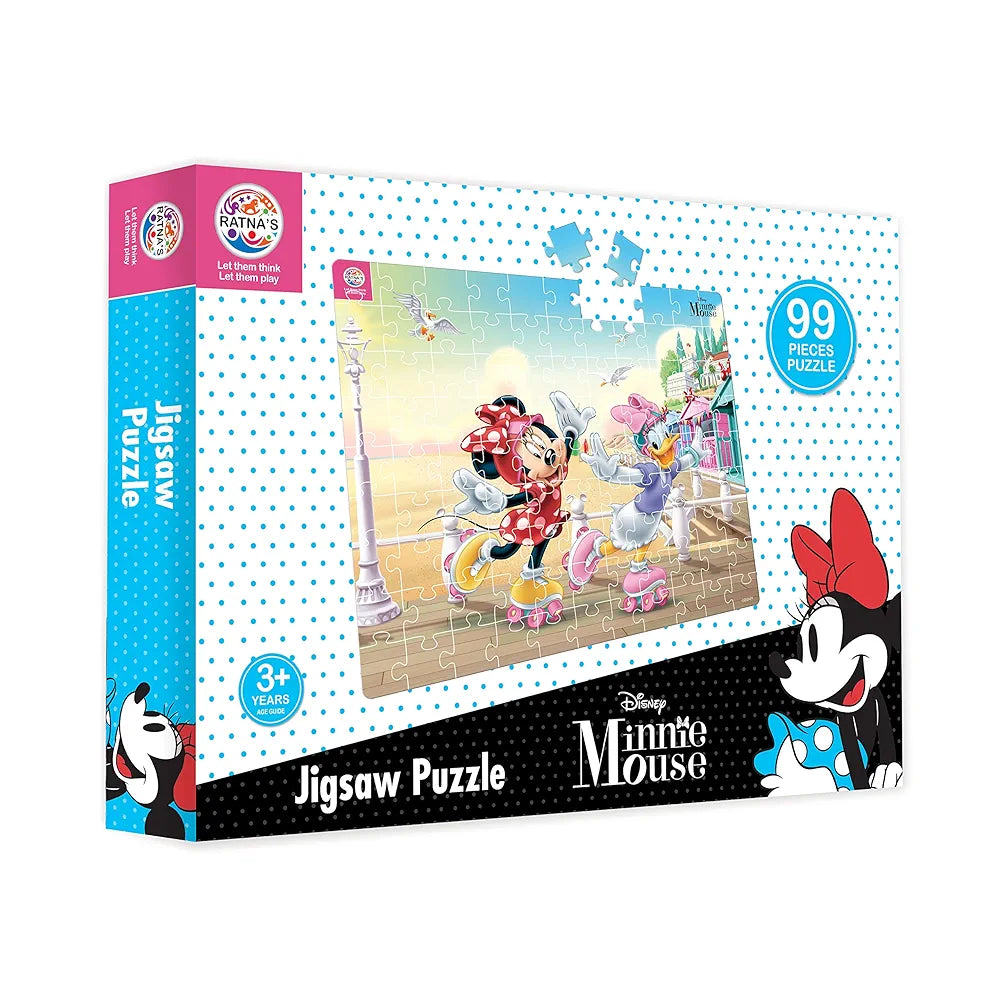 Ratna's 99 Pieces Disney & Marvel Series Jigsaw Puzzle for Kids. Puzzle Size 44.5cm X 37cm 