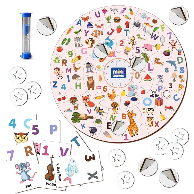 Mini Leaves Children's Fun Board Game Detective Party Find Picture Game Family Interactive Game Early Education Puzzle Toys