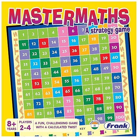 Frank Mastermaths Board Game for Kids Brain Booster Games Educational for Focus and Memory