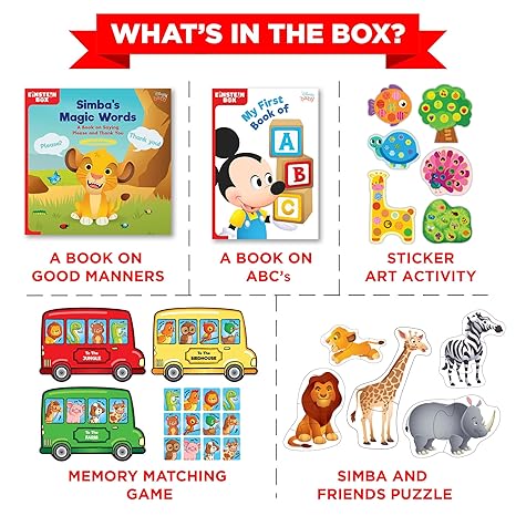 Einstein Box for Boys Girls Board Books and Fun Games Learning and Educational Toys