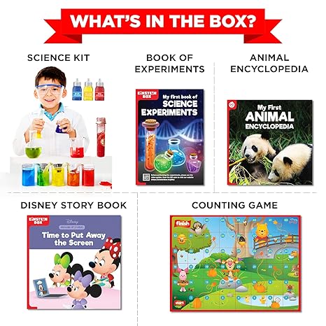 Einstein Box Featuring Disney Gift Toys for Kids Learning and Educational Toys