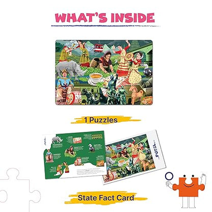 The Puzzl Co- Innovative Educational Jigsaw Puzzle for Kids for Baby Learning Indian Culture