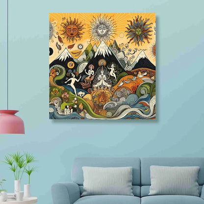 Livin'luxe Paintings Modern Art Canvas Home Decor Wall Paintings With Frame Painting CR-320