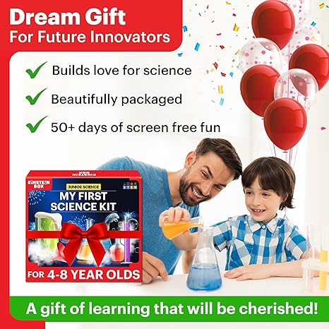 Einstein Box My First Science Kit for Boys and Girls Birthday Gifts Ideas for Kids Stem Learning & Education Toys