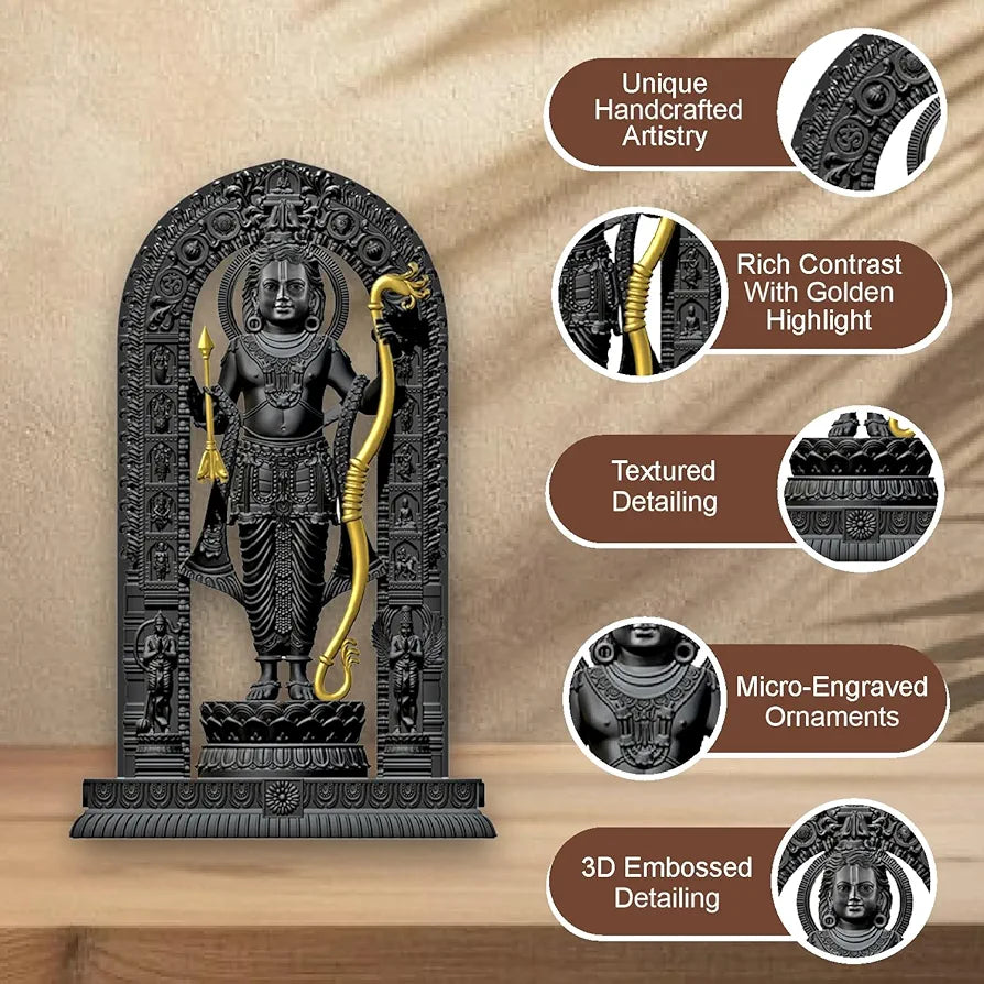 Jd Fresh 4 Inch Shree Ram Lalla Murti