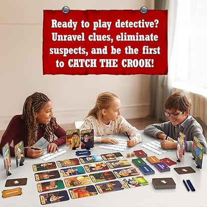 Skillmatics Card Game Catch The Crook Family Friendly Mystery Game Strategy Game Kids