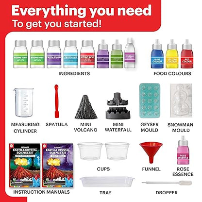 Einstein Box Ultimate Earth & Crystal Science Kit for Kids Stem Projects Learning & Education Toys