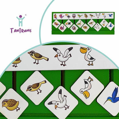 Tantrums Wooden Sorting Box for Sorting Activity | Educational Object Recognation Block Toy for Pre-School Kindergarten Skill Development Toy I Multicolour Object Identification for Toddlers Toy