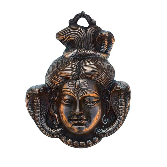 Ecraftindia Lord Shiva Wall Hanging | Brown