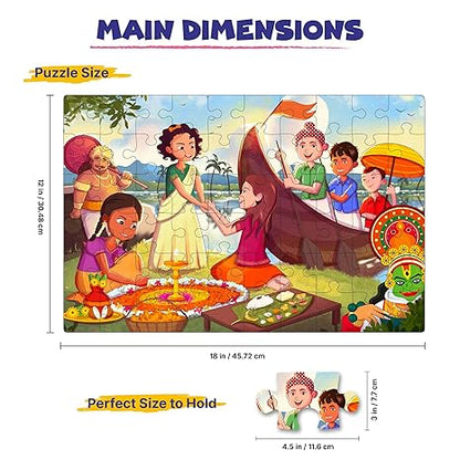 The Puzzl Co - Christmas Puzzle for Kids Set of 2 Jigsaw Puzzles Fun & Educational Puzzle Games