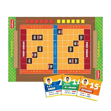 Funskool Games Kabaddi The Traditional Tag Games of India Classic Strategy Board Game Kids