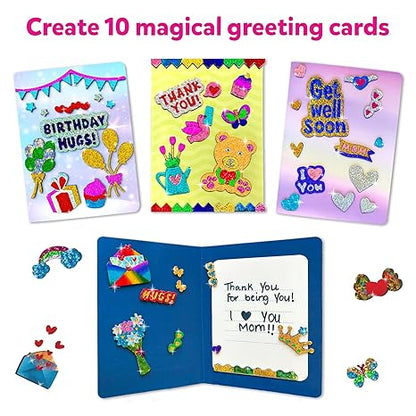 Skillmatics Art & Craft Activity Foil Fun Card Making Set No Mess Art for Kids