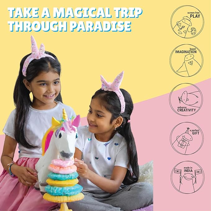 Kalakaram Wonderland Craft Box | Create 4 Wonderful Crafts With This Kit, for Kids Aged 5 and More | Diy Art and Craft Kit