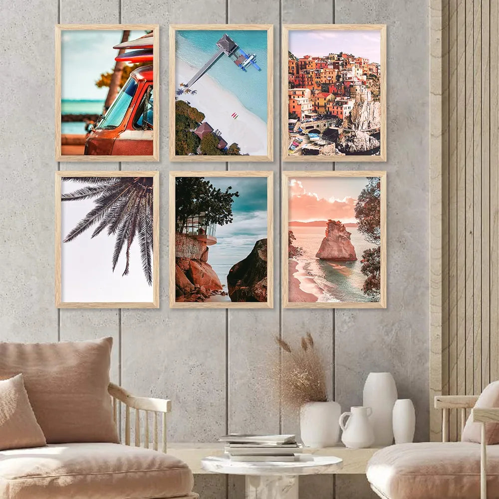Kotart Travel Theme Digital Painting Travel Inspired Wall Art Prints E