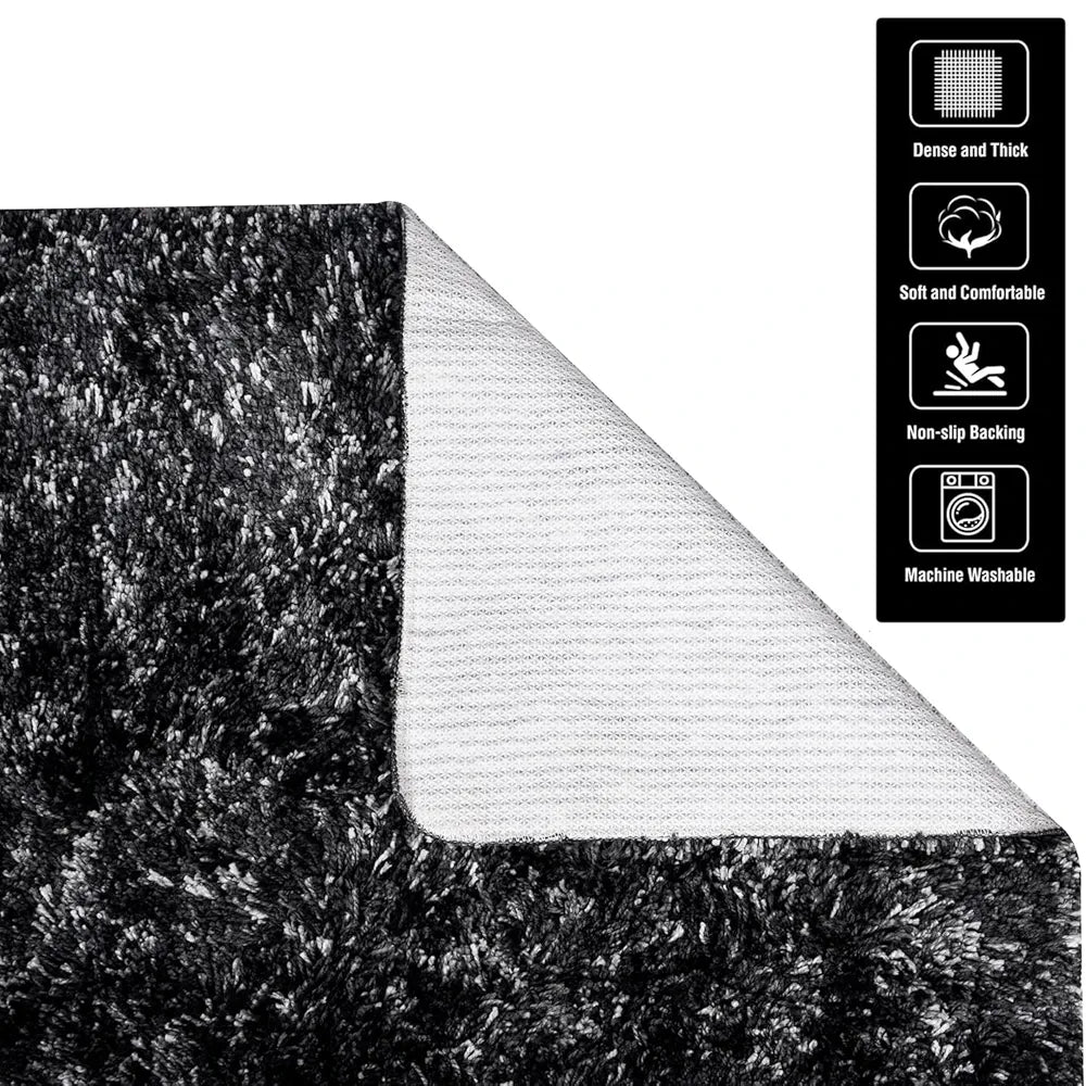 Kuber Industries Bedside Runner for Bedroom & Living Room Gray