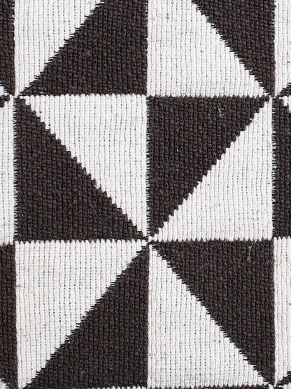 Saral Home Firki Designer Soft Cotton Durable & Washable Multipurpose Runner Colour Brown