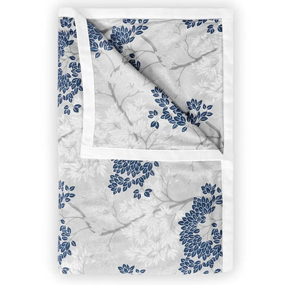 Divine Casa 100% Cotton Single Bed Dohar Ultra-Soft AC Blanket Lightweight Reversible Quilt Colour Greyish Blue