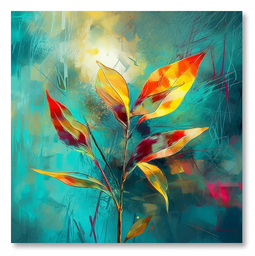 Livin'luxe Paintings Flower Modern Art Canvas Home Decor Wall Paintings With Frame Painting CR-282