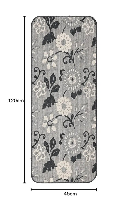 Saral Home Noureau Floral Soft Cotton Durable & Washable Multipurpose Runner