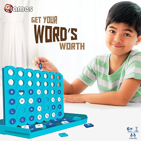 Funskool Games Word Build 2 Player Word Building Game Grid and Tray Strategy Game