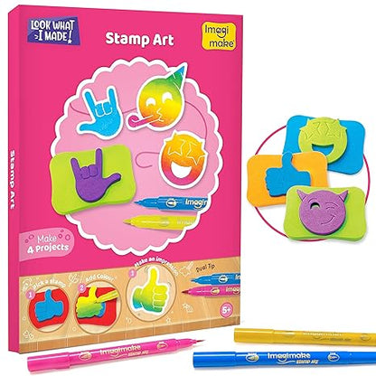 Imagimake 3-in-1 Awesome Craft Kit Kids Arts and Crafts Arts and Crafts for Kids
