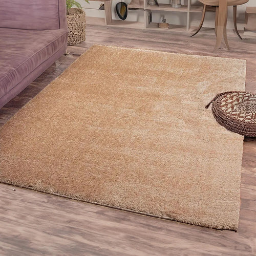 Ishro Home Premium Fuzzy Shag Carpet for Hall Rugs for Living Room Carpets for Living Room Colour Elegant Beige