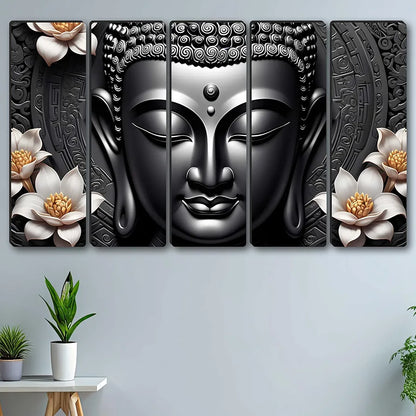 Livin'luxe Multiple Frames Buddha religious Wall Painting XL35310