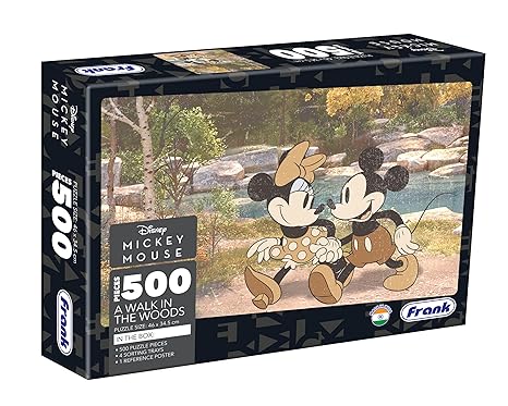 Frank Mickey Mouse A Walk in The Woods Jigsaw Puzzle (500 Pieces) Kids Focus and Memory - 13103