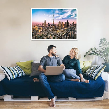 Mini Leaves 108 Piece Wooden Puzzle for Kids & Adults | Dubai Skyline Jigsaw Puzzle | Educational Games & Puzzles