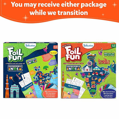 Skillmatics Art & Craft Activity Foil Fun Incredible India No Mess Art for Kids