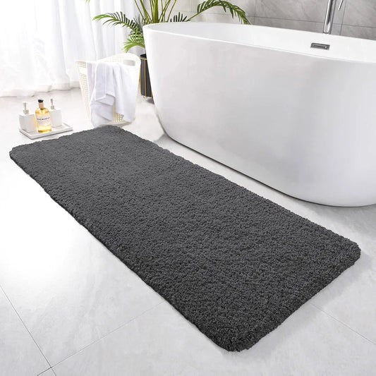 Luxe Home International Runner Super Soft Anti Skid Newman Rug For Bedroom  Rectangular Colour Grey