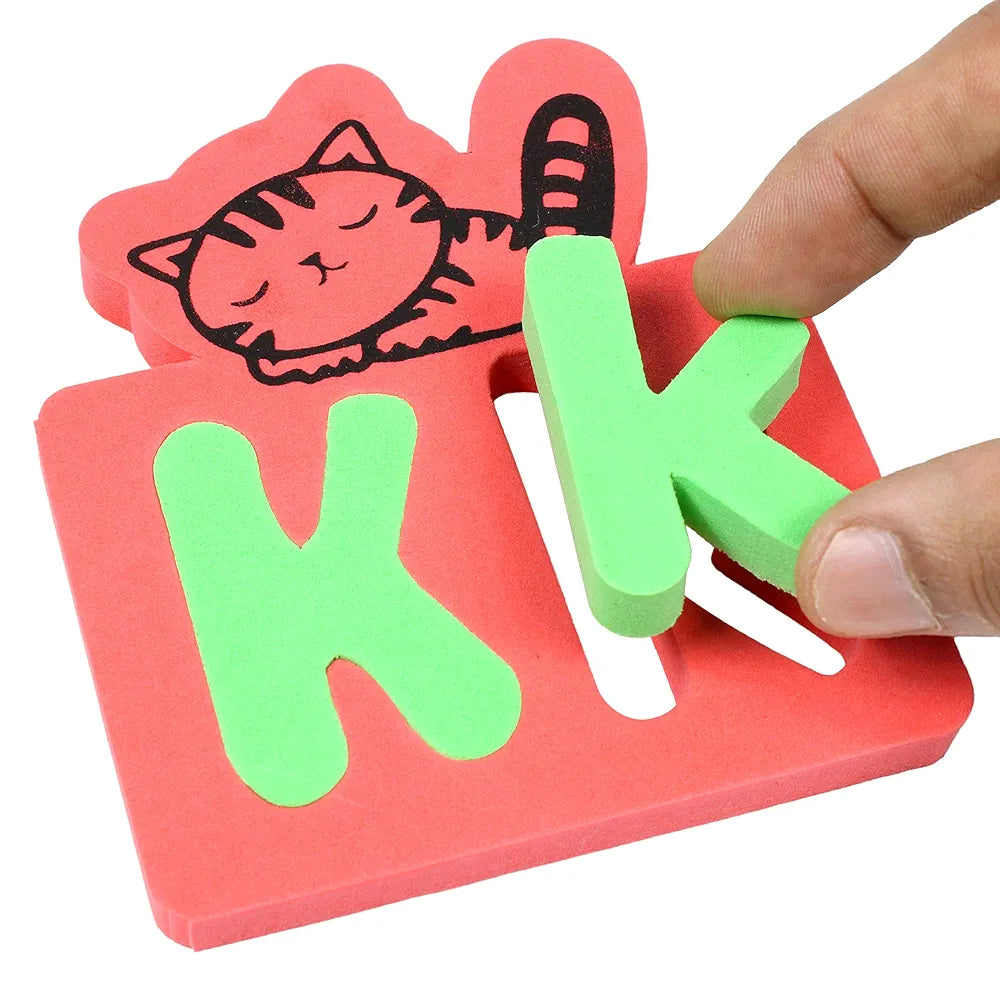 Butterfly EduFields ABCD Alphabets Learning Toys for Kids 3 to 5 Years, Self-Correcting Puzzle, Capital Letters & Associated Objects- Soft, Safe & Durable Foam