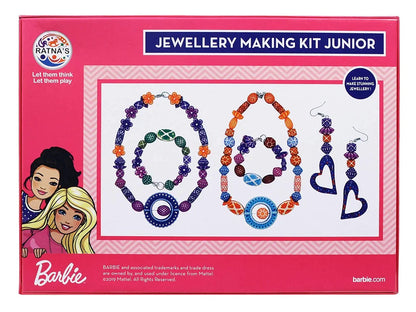 Barbie Jewellery Making KIT Junior for Girls. Make Necklace,EARINGS,Bracelet for Girls