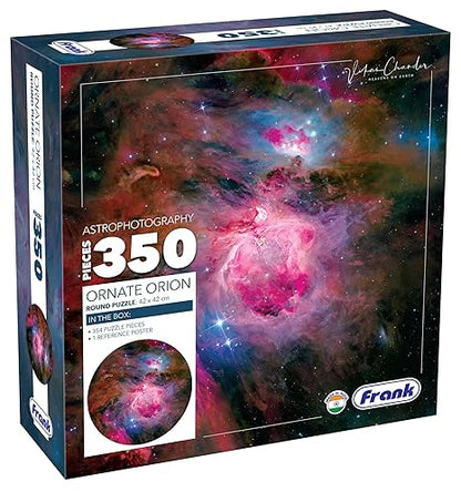 Frank Ornate Orion 350 Piece Round Puzzle Jigsaw Puzzle for Kids for Focus Memory Mental Boost - 34704