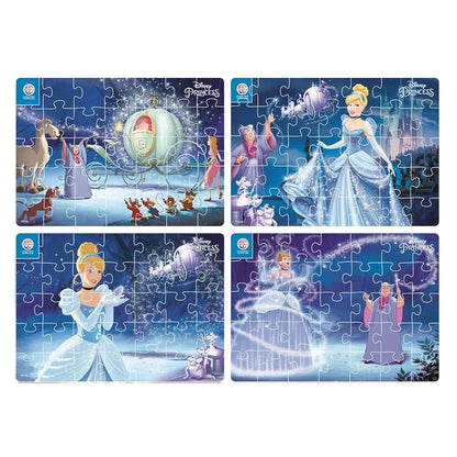 Ratna's 4 in 1 Disney Jigsaw Puzzle 140 Pieces for Kids. 4 Jigsaw Puzzles 35 Pieces Each 