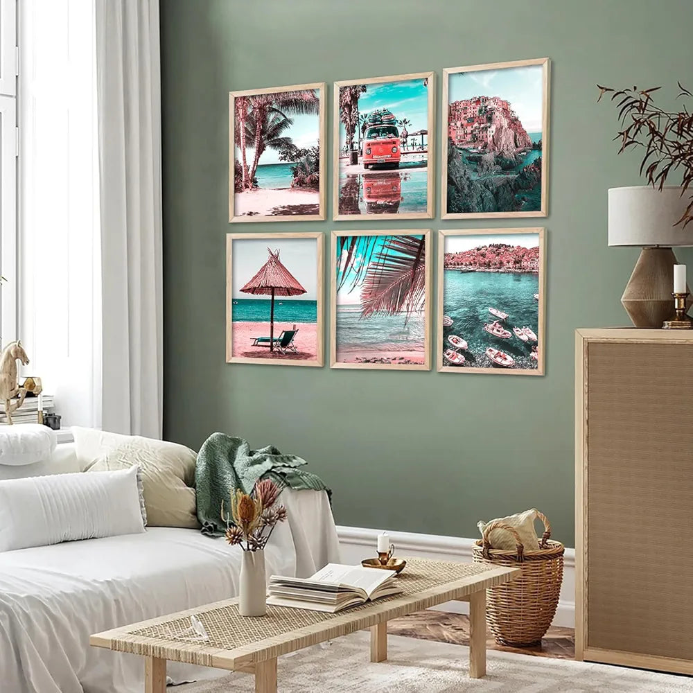 Kotart Travel Theme Digital Painting Travel Inspired Wall Art Prints B