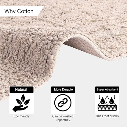 Sashaa World Super Absorbent Non Slip Bathmat For Living Room & Bathroom & Kitchen