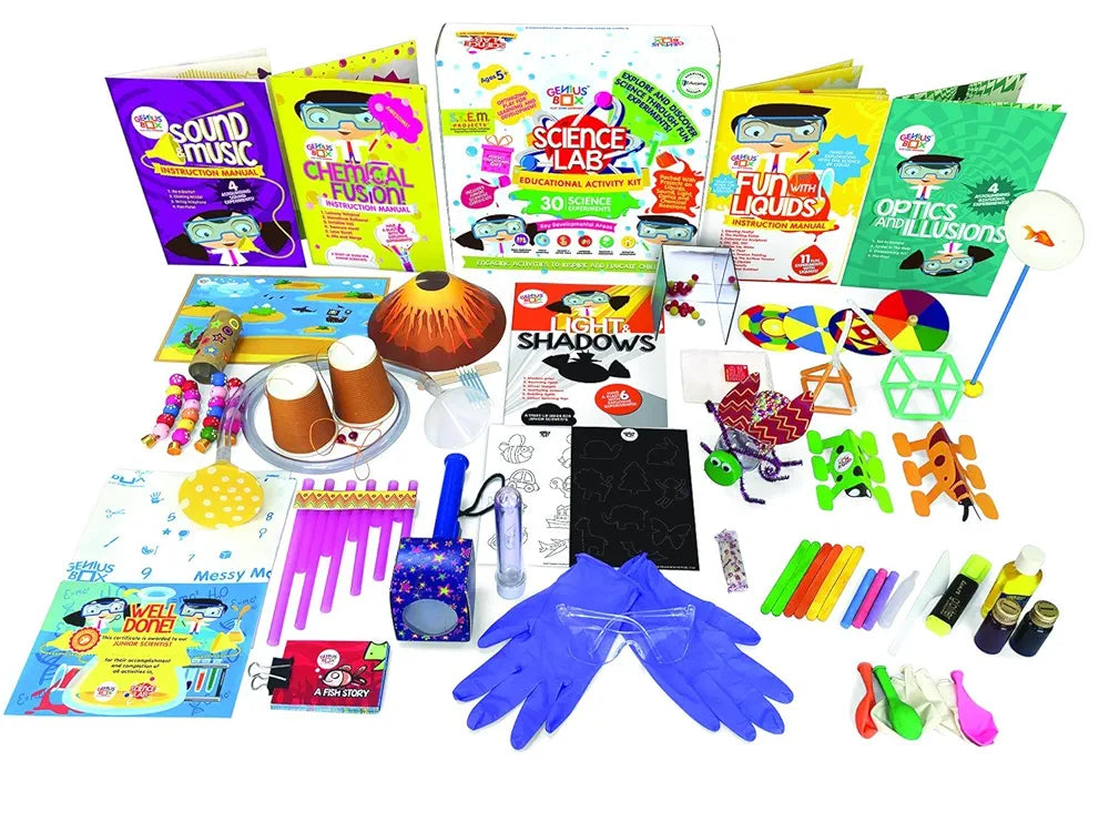 Genius Box - Play Some Learning Educational Toy for 5+ Year Age: Science Lab DIY, Activity Kit, Learning Kit, Educational Kit, STEM Toy