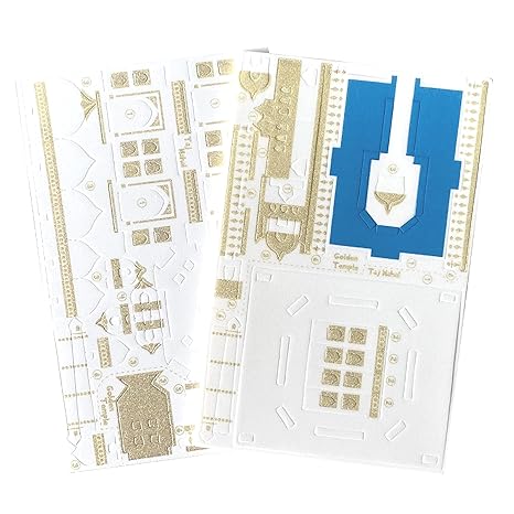 Imagimake Boys And Girl's Mapology Monuments Of India - Taj Mahal And Golden Temple
