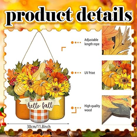 Angel Infinite Hello Fall Design Wooden Wall Hanging Wall Hanger For Home Decor Wall Art