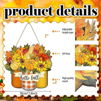 Angel Infinite Hello Fall Design Wooden Wall Hanging Wall Hanger For Home Decor Wall Art